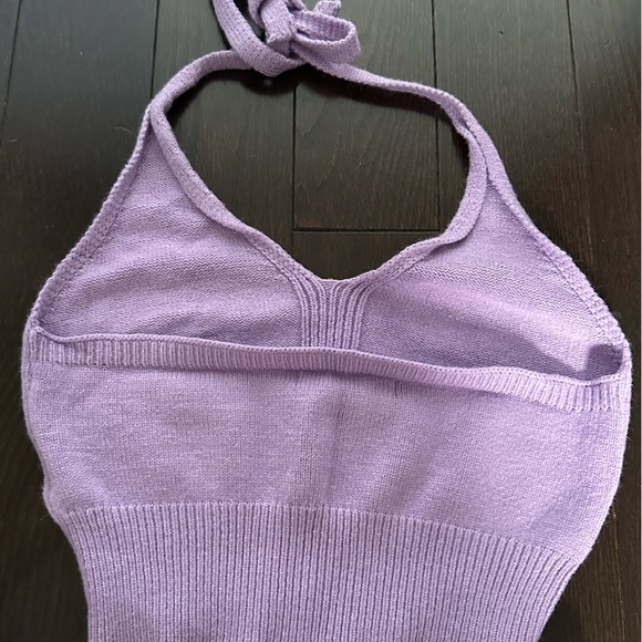 ⚡️2/$25⚡️ Purple Halter Top and Mini Skirt Matching Set | Vacation Resort Party - Picture 13 of 17